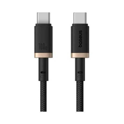 کابل فست شارژ USB-C به USB-C باسئوس مدل Baseus Dura Series P10377803U01-01 توان 100 وات طول 1 متر با گارانتی 24 ماهه شرکتی