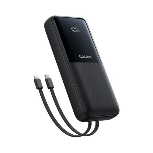 پاوربانک 20000 میلی آمپر باسئوس 22.5 وات مدل Baseus Lipow Dual Cable به همراه دو کابل لایتنینگ و USB-C متصل با گارانتی 24 ماهه شرکتی