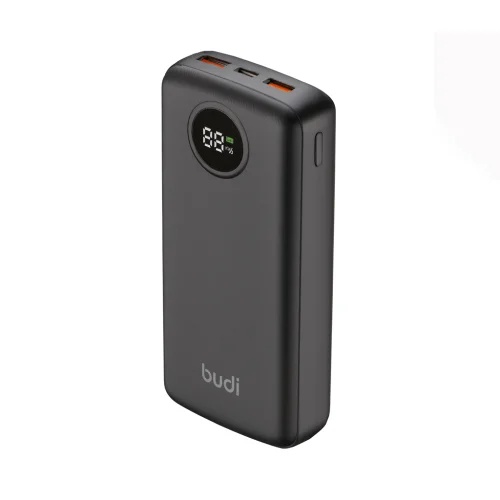 پاوربانک بودی PD و فست 20000mAh 22.5W با نمایشگر درصد شارژ و 3 پورت خروجی مدل PB820B2 با گارانتی 18 ماهه (6 ماه تعویض)