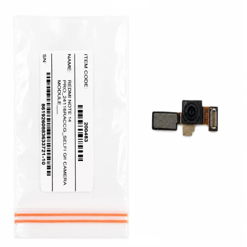 (روکاری) SELFIE CAMERA MODULE XIAOMI REDMI NOTE 14 PRO (24116RACCG) SECOND
