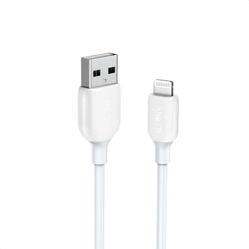 کابل شارژ USB به لایتنینگ انکر مدل Anker PowerLine III A8812 طول  ۰.۹ متر با گارانتی 18 ماهه شرکتی