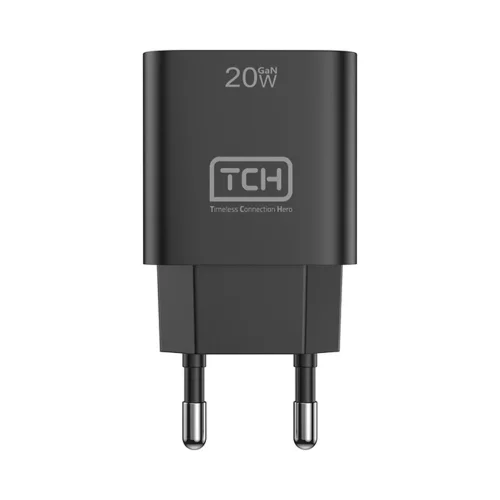 شارژر دیواری 20 وات تی سی اچ مدل TCH CB20 دو پین با 1 خروجی USB-C با گارانتی 18 ماهه شرکتی