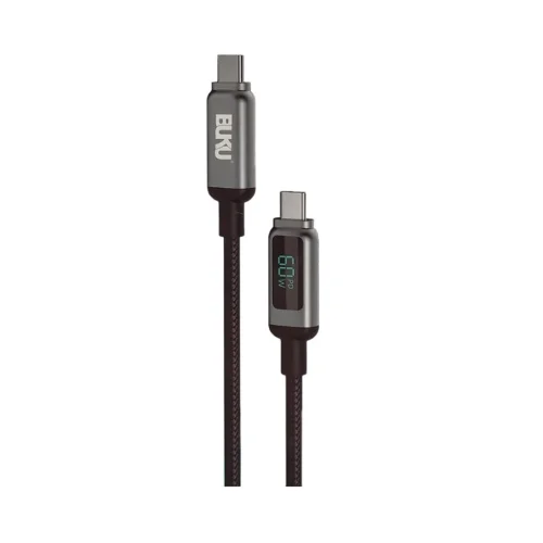 کابل فست شارژ USB-C به USB-C بوکو مدل Buku MA-110 طول 1 متر توان 100 وات با گارانتی 12 ماهه شرکتی