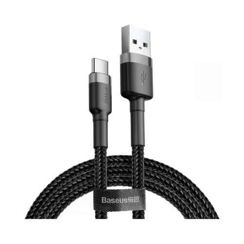 کابل شارژ USB به USB-C باسئوس مدل  Baseus Cafule CATKLF-CG1 جریان 2 آمپر طول 2 متر با گارانتی 24 ماه شرکتی