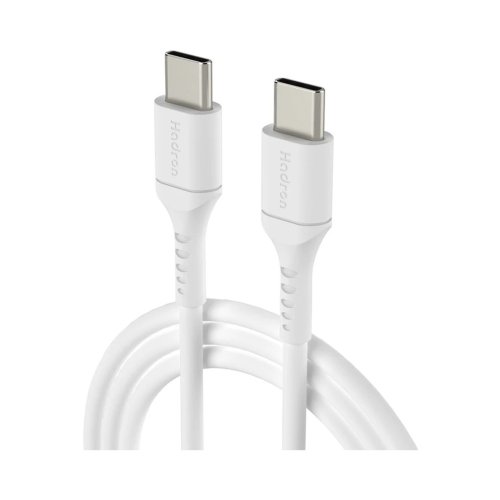 کابل شارژ USB-C به USB-C هادرون مدل Hadron HTC-C-C01 جریان 3 آمپر طول 1 متر با گارانتی 12 ماهه شرکتی