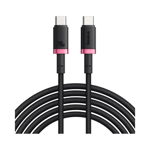 کابل فست شارژ USB-C به USB-C باسئوس مدل Baseus Dura Series توان 240 وات طول 1 متر با گارانتی 24 ماهه شرکتی