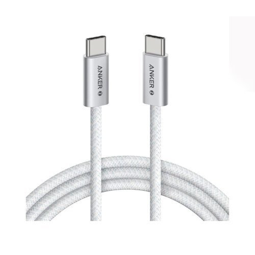 کابل شارژ کنفی USB-C به USB-C انکر مدل Anker Zolo Cable Fast Charging A8060 توان 240 وات طول 1.8 متر با گارانتی 18 ماهه شرکتی