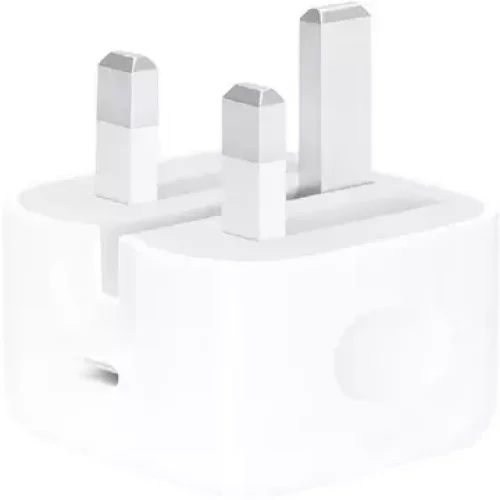 شارژر دیواری 20W اپل پارت نامبر B/A باگارانتی 18 ماهه شرکتی (سه پین)