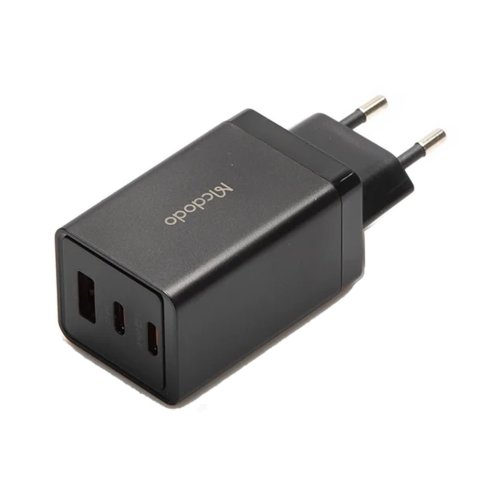 شارژر دیواری 70 وات مک دودو مدل Mcdodo CH-1541 GaN5 با 2 خروجی USB-C و 1 خروجی USB با گارانتی 18 ماهه شرکتی