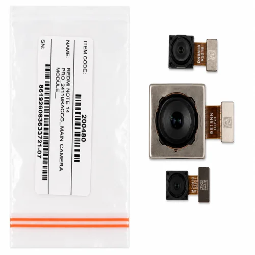 (روکاری) MAIN CAMERA MODULE XIAOMI REDMI NOTE 14 PRO (24116RACCG) SECOND