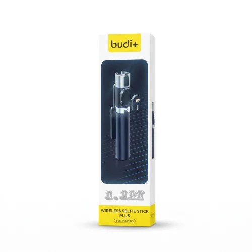 سلفی استیک وایرلس Budi Plus مدل P60 Plus با گارانتی 18 ماهه (6 ماه تعویض)