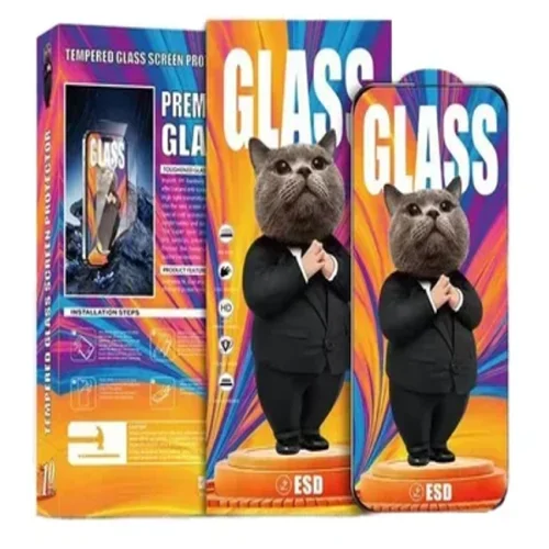 پک ده عددی محافظ صفحه نمایش Anti Static Mr Cat شیائومی مدل Redmi 15 C